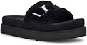 Lookbook (W) UGG Laton Fur Slide Hitam 1111236-BLK