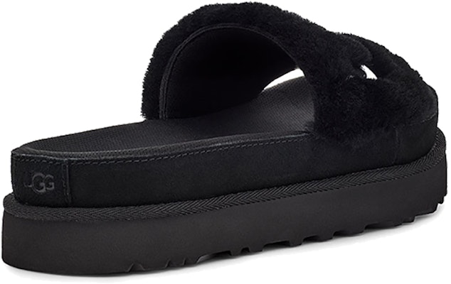 (W) UGG Laton Fur Slide Hitam 1111236-BLK Shop (W) UGG Laton Fur Slide Hitam 1111236-BLK