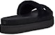 (W) UGG Laton Fur Slide Hitam 1111236-BLK