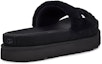 Shop (W) UGG Laton Fur Slide Hitam 1111236-BLK