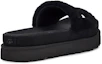 Shop (W) UGG Laton Fell-Pantoffeln Schwarz 1111236-BLK