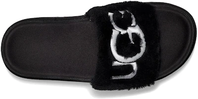 Purchase (W) UGG Laton Fur Slide Hitam 1111236-BLK