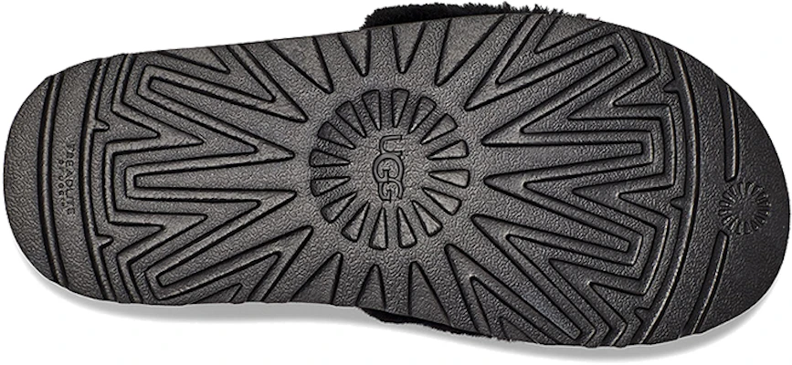 (W) UGG Laton Fell-Pantoffeln Schwarz 1111236-BLK Details for (W) UGG Laton Fell-Pantoffeln Schwarz 1111236-BLK