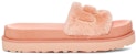 (W) UGG Laton Fur Slide Pink Selipar Bulu 1111236-BYPN
