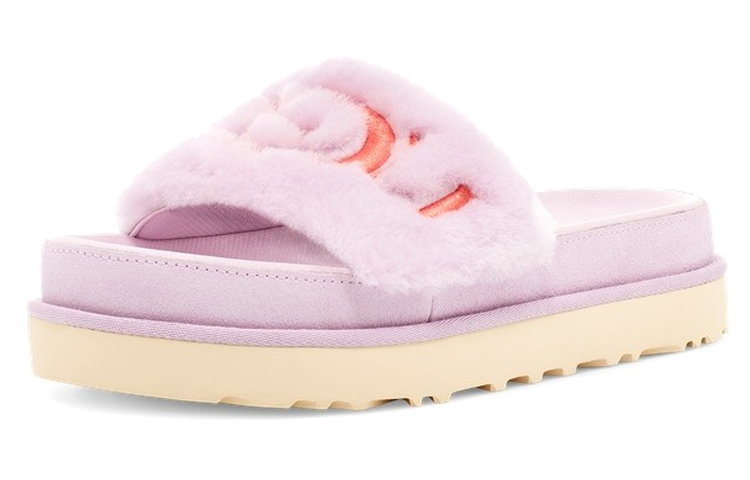 Lookbook (W) UGG Laton Sandales en Fourrure Violette 1111236-CATR
