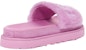 (W) UGG Laton Fur Slide Wildflower Fluff Selipar Bulu Liar 1111236-WFLF