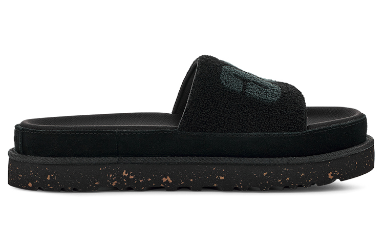 Order (W) UGG 라톤 슬라이드 (블랙/편안함/두꺼운 밑창) 1126350-BTRY