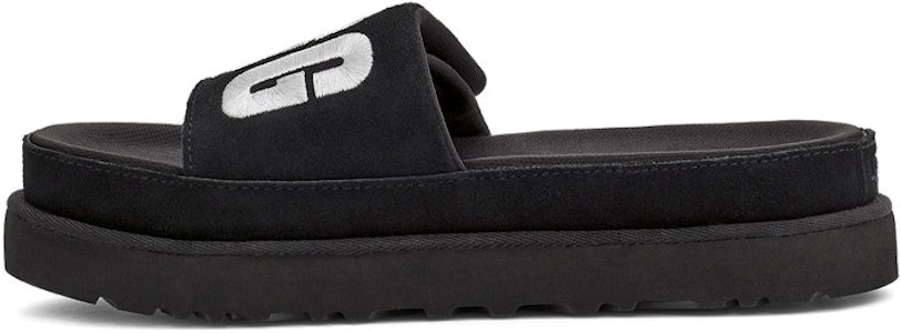 (W) Zapatillas UGG Laton Slide Negro Plata 'Black Silver' 1110110-BSVR Buy (W) Zapatillas UGG Laton Slide Negro Plata 'Black Silver' 1110110-BSVR