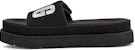 (W) UGG Laton Slide Selipar Hitam Perak 'Black Silver' 1110110-BSVR