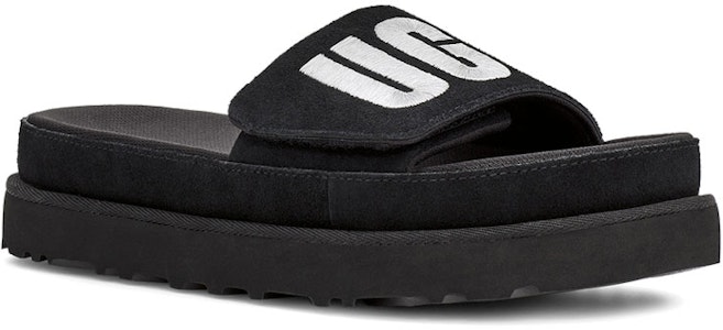 (W) Zapatillas UGG Laton Slide Negro Plata 'Black Silver' 1110110-BSVR Lookbook (W) Zapatillas UGG Laton Slide Negro Plata 'Black Silver' 1110110-BSVR