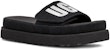 (W) UGG Laton Slide Selipar Hitam Perak 'Black Silver' 1110110-BSVR