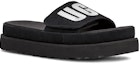 Lookbook (W) UGG Laton Slide Selipar Hitam Perak 'Black Silver' 1110110-BSVR