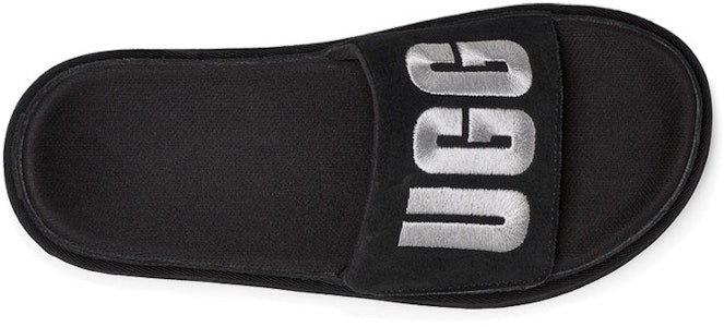 (W) Zapatillas UGG Laton Slide Negro Plata 'Black Silver' 1110110-BSVR Shop (W) Zapatillas UGG Laton Slide Negro Plata 'Black Silver' 1110110-BSVR