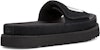 (W) UGG Laton Slide Selipar Hitam Perak 'Black Silver' 1110110-BSVR