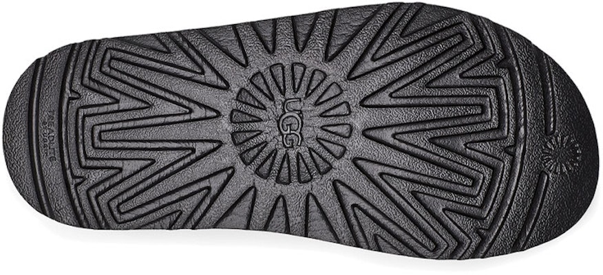 (Women) UGG Laton Slide Black Silver Slippers 'Black Silver' 1110110-BSVR Details for (Women) UGG Laton Slide Black Silver Slippers 'Black Silver' 1110110-BSVR