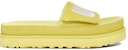 (W) UGG Laton Slide Selipar Tapak Tebal Kuning 1110110-MRT