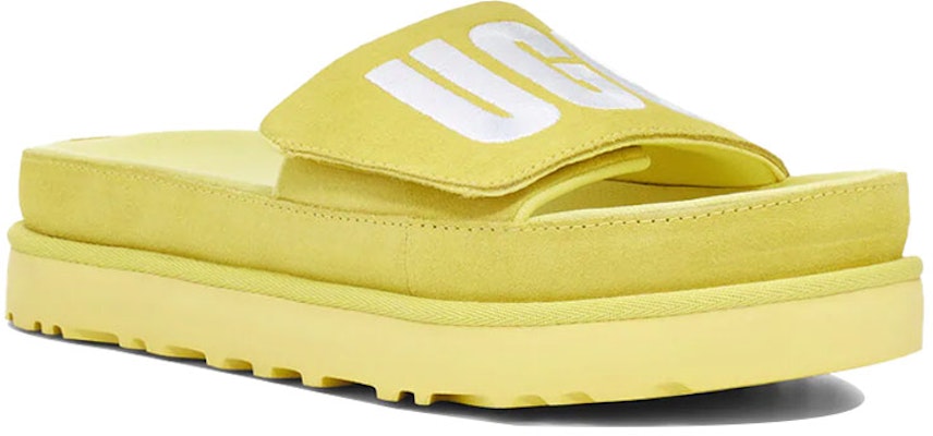 (Women) UGG Laton Slide Thick Sole Slipper Yellow 1110110-MRT Lookbook (Women) UGG Laton Slide Thick Sole Slipper Yellow 1110110-MRT