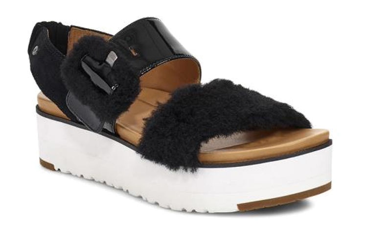 (W) UGG Le Fluff 'Black White' 圖 3