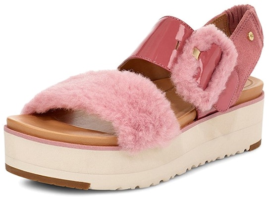 UGG Le Fluff 厚底鬆糕毛涼鞋 女款 黎明粉 Lookbook UGG Le Fluff 厚底鬆糕毛涼鞋 女款 黎明粉