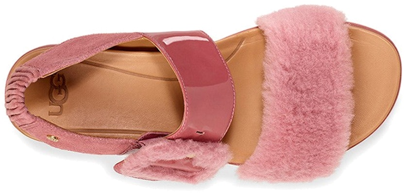 UGG Le Fluff 厚底鬆糕毛涼鞋 女款 黎明粉 Shop UGG Le Fluff 厚底鬆糕毛涼鞋 女款 黎明粉