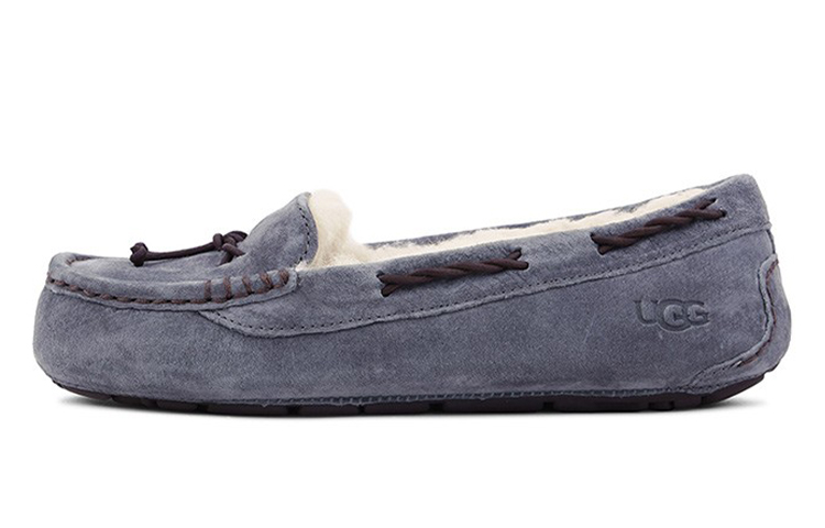 Buy (W) UGG Leisure Brett 'Slip-on Flat Abu-abu' 1005531-LVGR