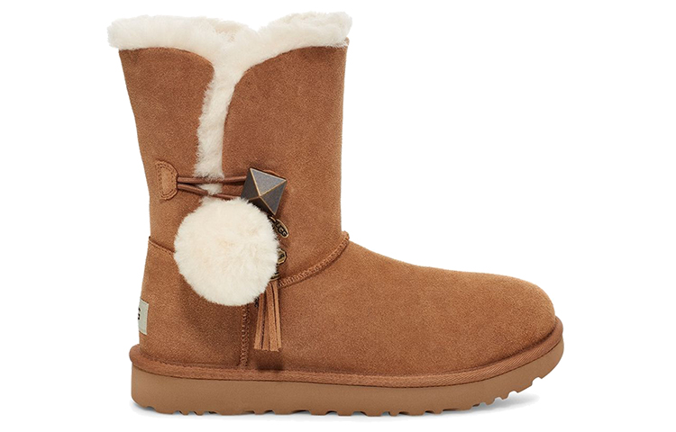 (W) UGG Lillian Pom Pom 'Brown' 圖 2