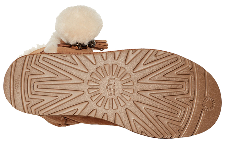 (W) UGG Lillian Pom Pom 'Brown' 圖 6