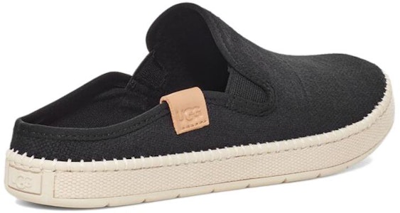 UGG 編織布料 透氣低筒 時尚板鞋 女款 黑色 Lookbook UGG 編織布料 透氣低筒 時尚板鞋 女款 黑色