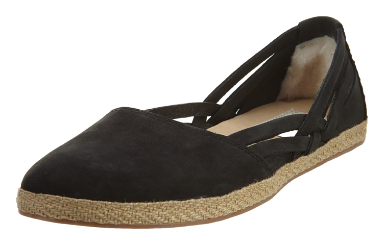 Lookbook (W) Kasut Rata Kasual UGG Low Top 'Hitam' 1011187W-BLK