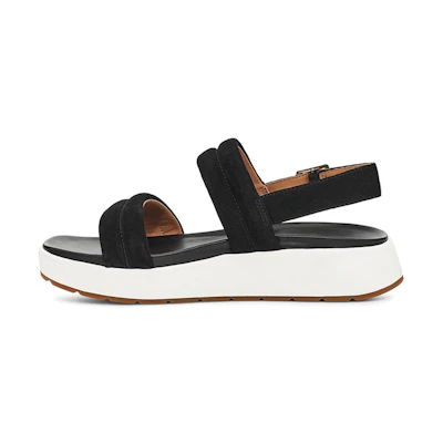 (W) UGG Lynnden Outdoor Casual Open Toe Sports Sandals Black