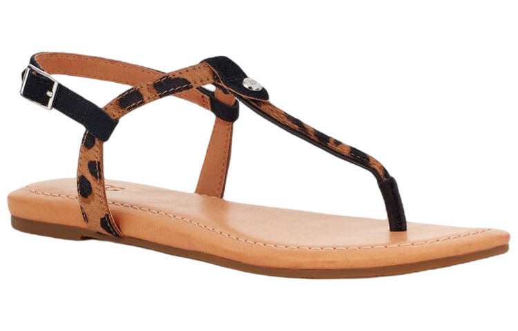 Order UGG Madeena 絨面 可調節踝帶舒適 夾腳拖 女款 棕色