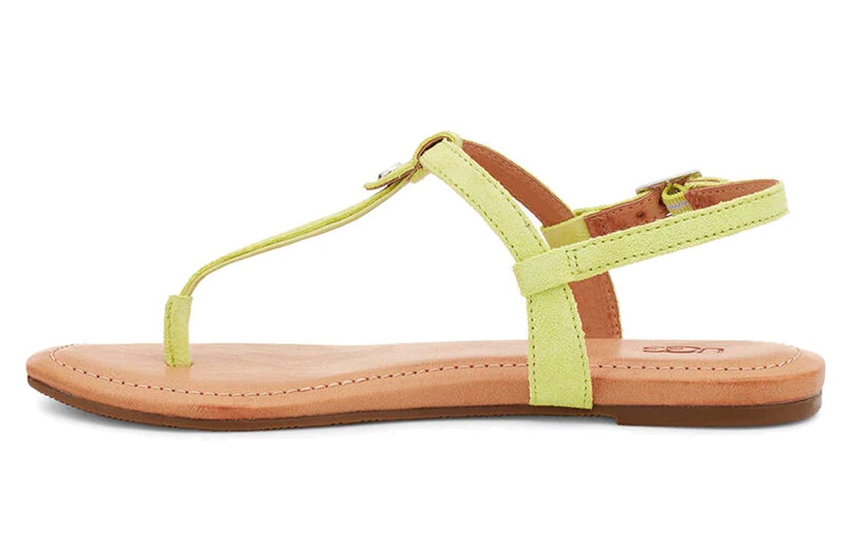 (Women) UGG Madeena 'Tan Yellow Strap Thong Sandal' 1117956-PLS