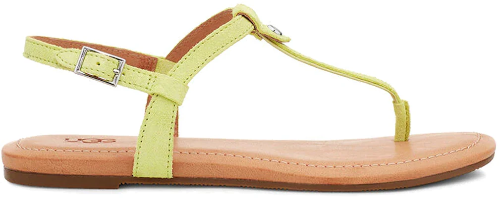(W) UGG Madeena Sandalia Tipo Thong con Correa Amarilla y Beige 1117956-PLS Order (W) UGG Madeena Sandalia Tipo Thong con Correa Amarilla y Beige 1117956-PLS