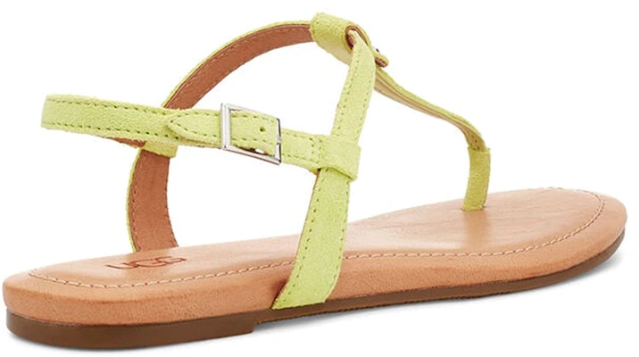 (W) UGG Madeena Sandalia Tipo Thong con Correa Amarilla y Beige 1117956-PLS Purchase (W) UGG Madeena Sandalia Tipo Thong con Correa Amarilla y Beige 1117956-PLS