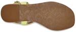 Details for (W) UGG Madeena Sandalia Tipo Thong con Correa Amarilla y Beige 1117956-PLS