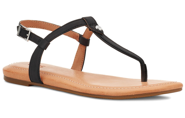 Lookbook (W) UGG Madeena Sandalen Zwart Bruin 1119759-BLLE