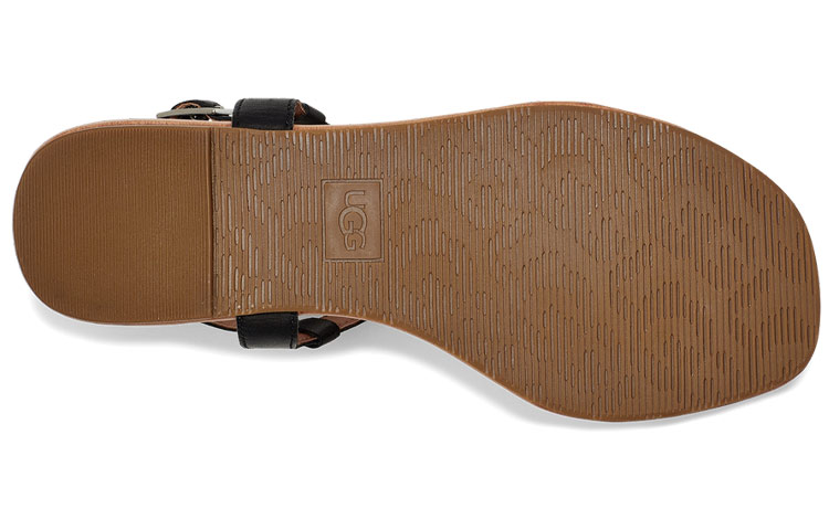 Details for (W) UGG Madeena Sandalen Zwart Bruin 1119759-BLLE