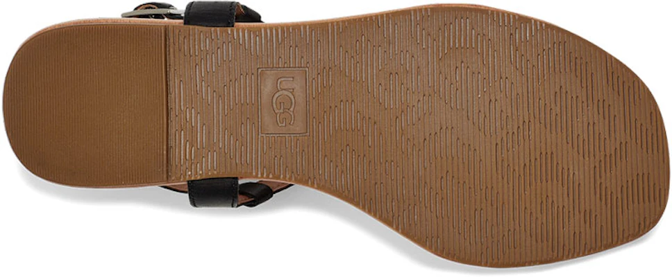 (W) UGG Madeena Sandalen Zwart Bruin 1119759-BLLE Details for (W) UGG Madeena Sandalen Zwart Bruin 1119759-BLLE