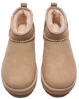 Lookbook (W) UGG 클래식 울트라 미니 부츠 (샌드) 9U003J168-SND-/-1146332-WPPP