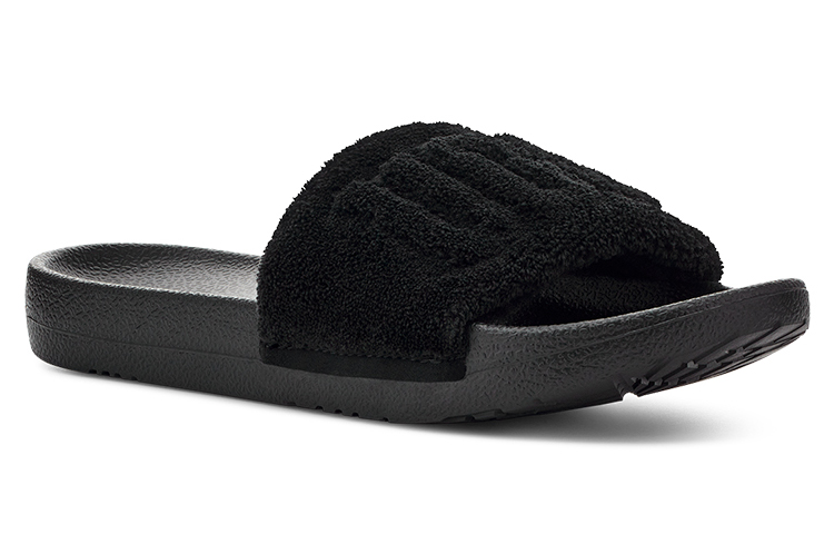 Lookbook (W) UGG Mahalia ''Pantoufle Plate Confort Noir Doux'' 1128531-BTRY