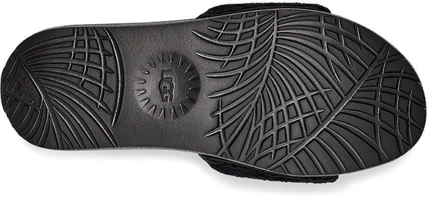 (W) UGG Mahalia ''Pantoufle Plate Confort Noir Doux'' 1128531-BTRY Details for (W) UGG Mahalia ''Pantoufle Plate Confort Noir Doux'' 1128531-BTRY