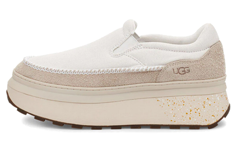 (Women) UGG Marin 'White Comfort Thick Sole Fashion Sneakers' 1117968-WCNV