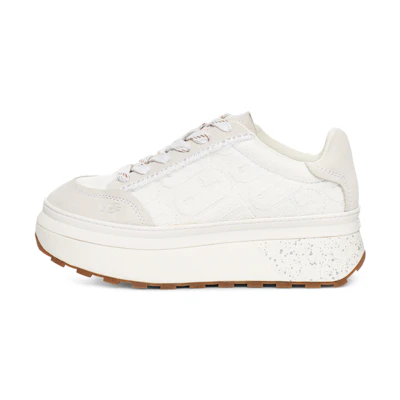 (W) UGG Marin Lace Logo Sneaker 'White'