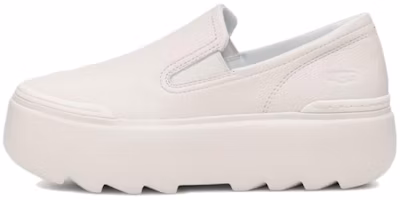 (Women) UGG Marin White 'Sleek Fashion Thick Sole' 1133952-BRWH (Women) UGG Marin White 'Sleek Fashion Thick Sole' 1133952-BRWH