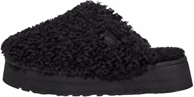 (Women) UGG Maxi Curly Platform Slippers 'Black' 1133171-BLK (Women) UGG Maxi Curly Platform Slippers 'Black' 1133171-BLK