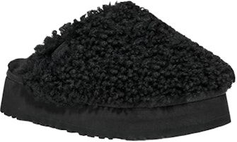 (W) UGG マキシカールプラットフォームスリッパ (黒) 1133171-BLK Order (W) UGG マキシカールプラットフォームスリッパ (黒) 1133171-BLK