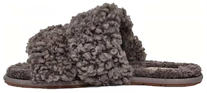 (W) UGG Maxi Curly Scuffetta '灰色' 拖鞋 1130837-CHRC Buy (W) UGG Maxi Curly Scuffetta '灰色' 拖鞋 1130837-CHRC