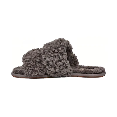 (W) UGG Maxi Curly Scuffetta 'Grey'