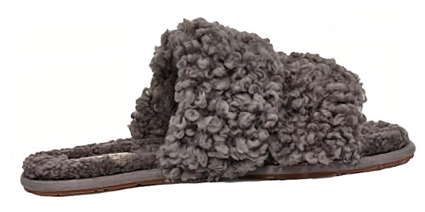 (W) UGG Maxi Curly Scuffetta '灰色' 拖鞋 1130837-CHRC Order (W) UGG Maxi Curly Scuffetta '灰色' 拖鞋 1130837-CHRC