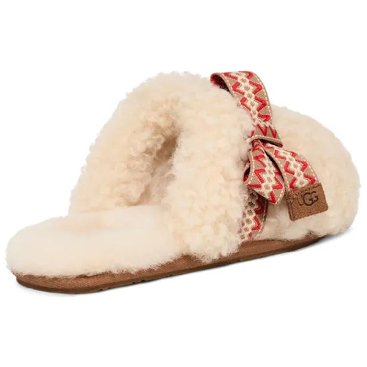 Lookbook (W) UGG Maxi Curly Sister Slide Asli 1158266-NAT